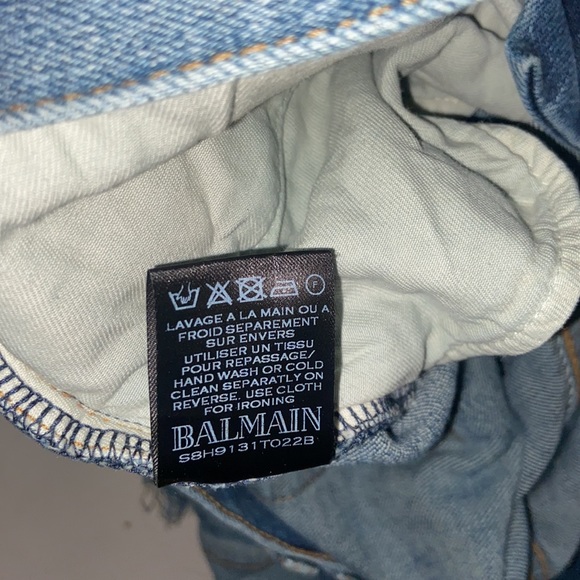 Balmain Jeans SLIM FIT BIKER SZ 30 (100% AUTHENTIC) - Picture 4 of 4